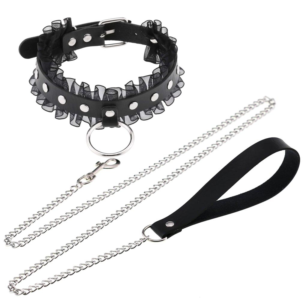 Goth Punk Spike Choker - Choker Berduri Baru Kerah Punk Wanita