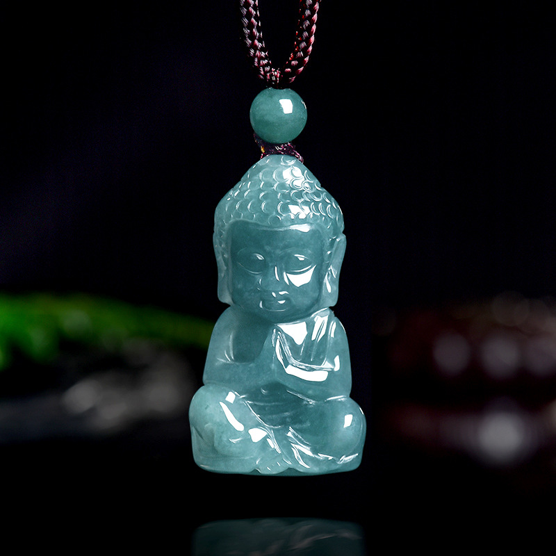 Necklaces - Kalung Liontin Buddha Bayi Air Biru