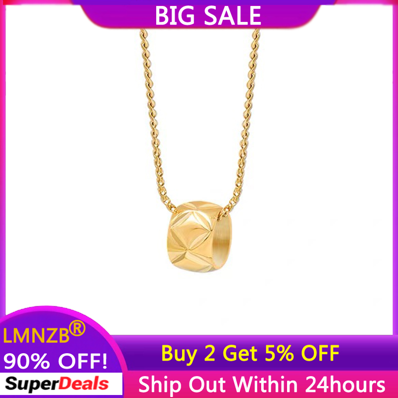 Cross Pendant Necklace Gold - Kalung liontin manik-manik bulat salib belah