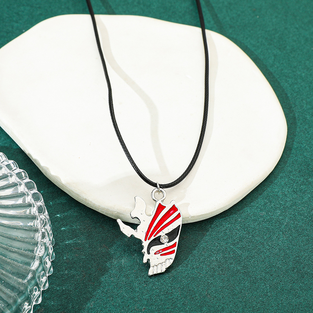 Anime Pendant Necklace - Kalung Liontin Logam Topeng Ichigo Kurosaki