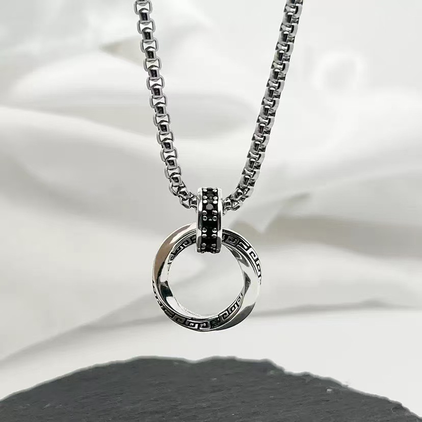 925 Sterling Silver Chain Necklace Men - Kalung Perak Sterling 925 Baru Rantai
