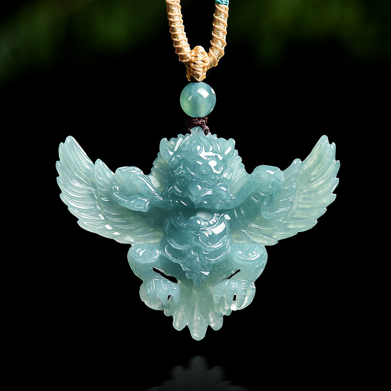 Necklaces - Kalung Liontin Garuda Roc Batu Giok
