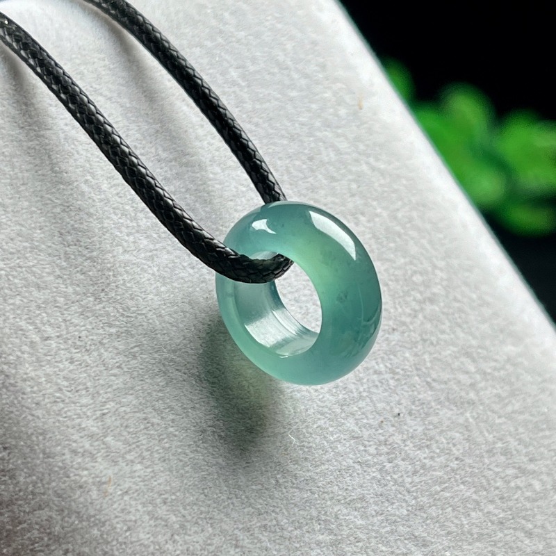 Necklaces - Cincin Liontin Manik Keberuntungan Air Biru
