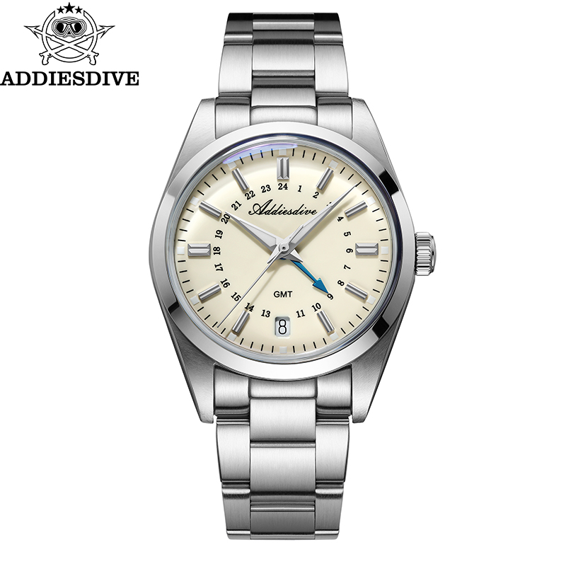 Watch Accessories - ADDIESDIVE Jam Tangan GMT Mewah 36Mm