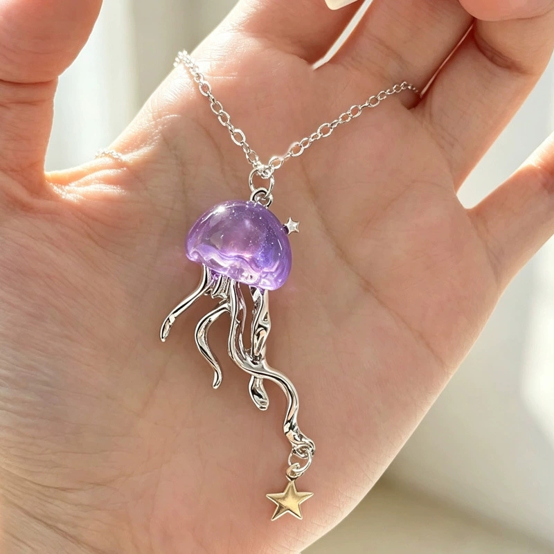 Layered Pendant Necklace Aesthetic - Kalung Choker Dua Lapis Liontin Bintang