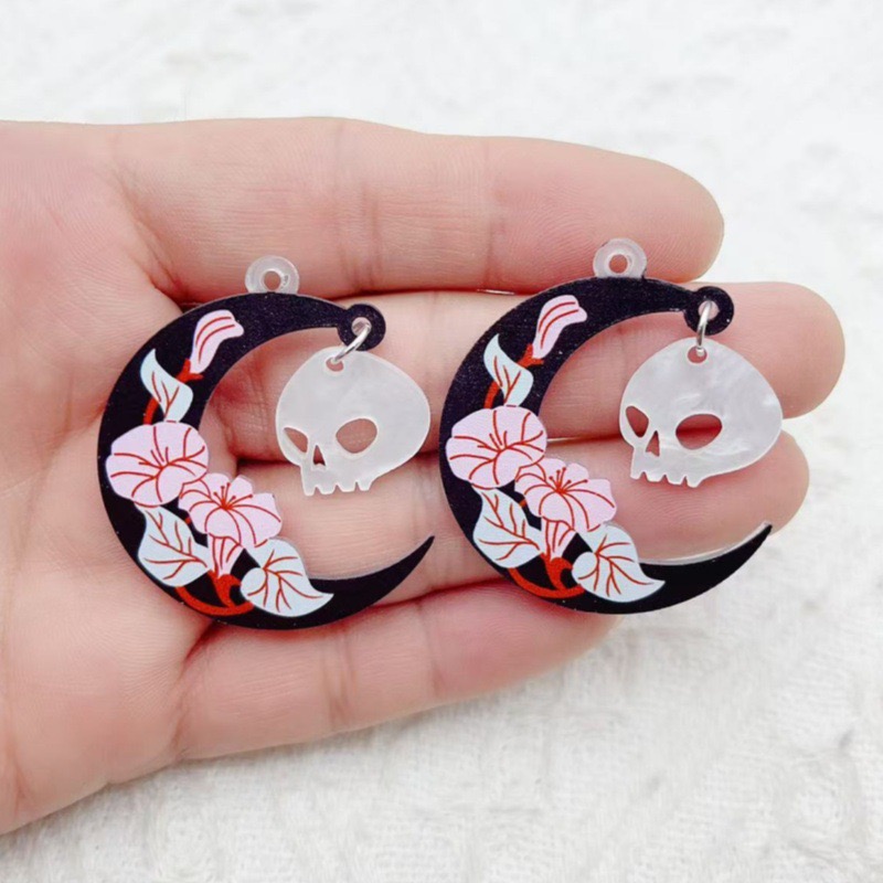 10 Buah Perhiasan Tengkorak Ku - Earrings ulasan dan harga