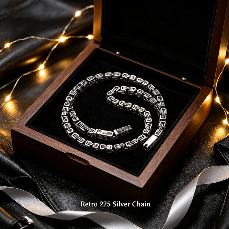 OUYADI Kalung Perak Sterling 9 - 925 Sterling Silver Chain Necklace Men ulasan dan harga
