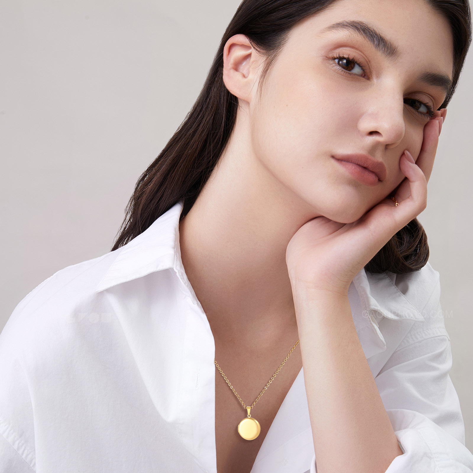 Liontin Locket Hati dengan Uki - Heart Locket Necklace Photo ulasan dan harga