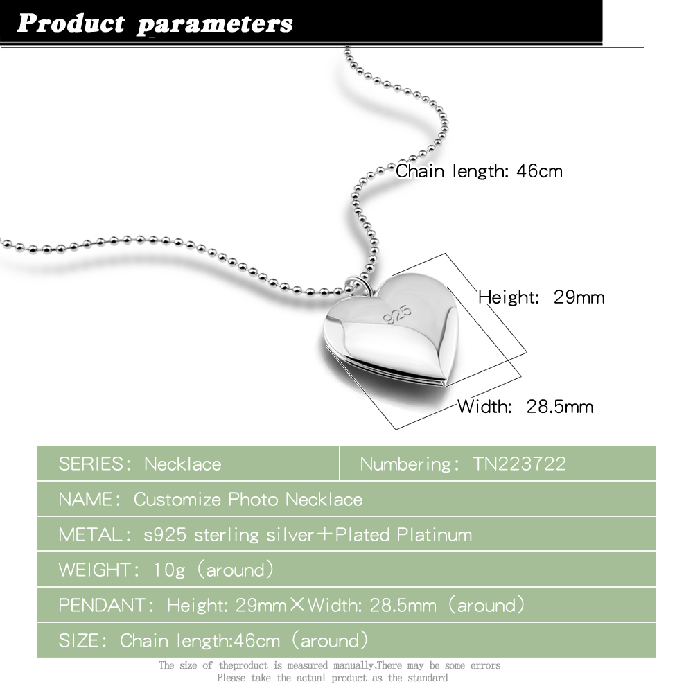 Choker Hati Cinta Abadi 925 Ka - Heart Locket Necklace Photo ulasan dan harga