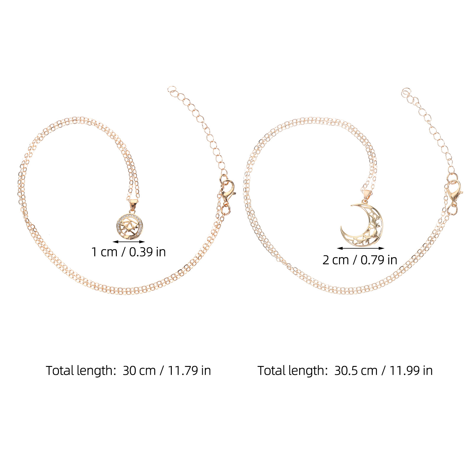 Kalung Berlapis dengan Kait Ra - Magnetic Couple Matching Necklaces ulasan dan harga