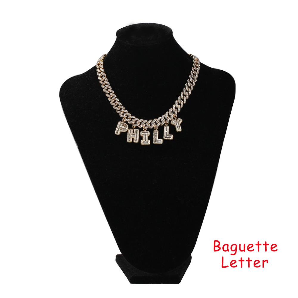 UWIN DIY Baguettecz huruf kalu - Cuban Link Chain 12Mm ulasan dan harga