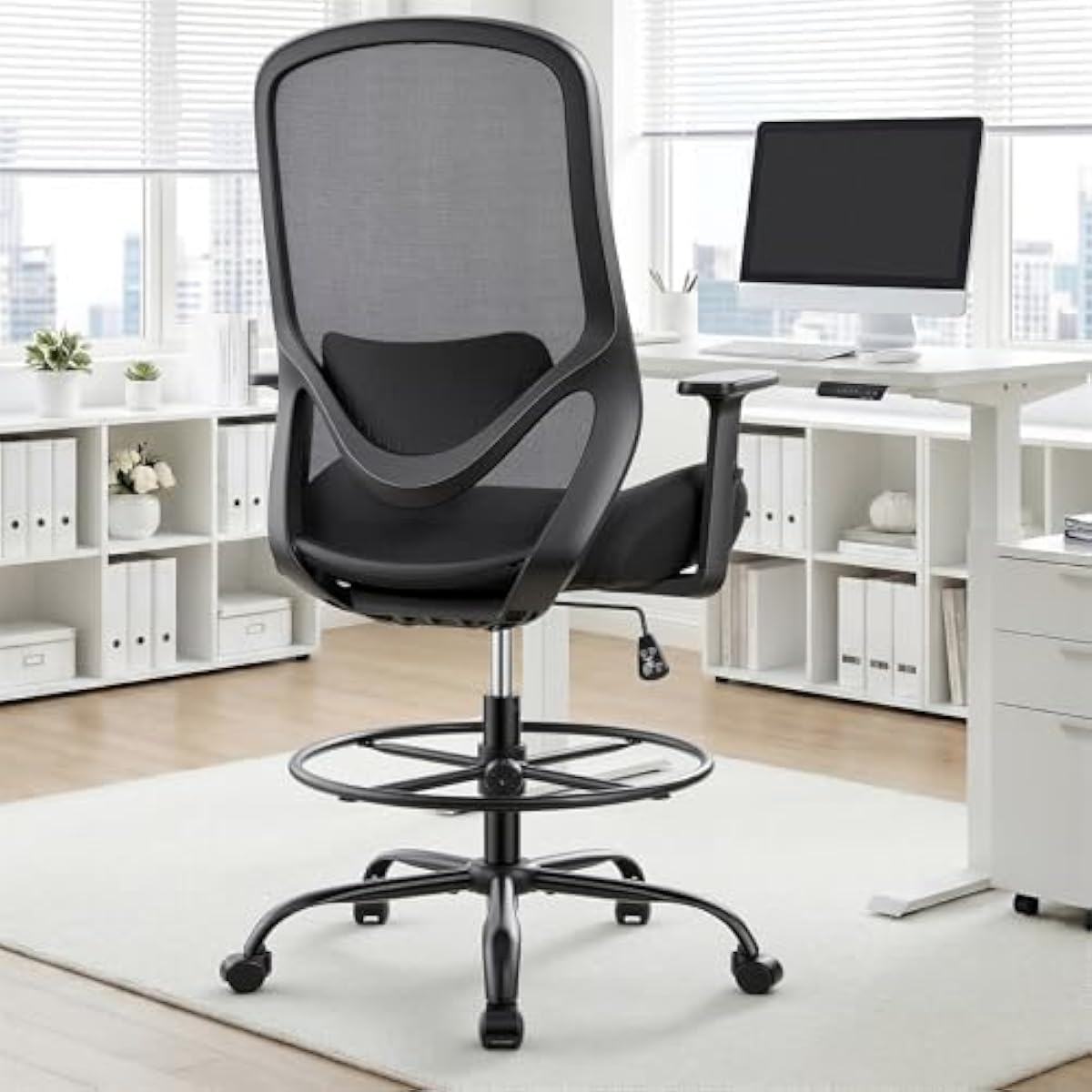 Kursi Gambar Ergonomis Tinggi  - Rings ulasan dan harga
