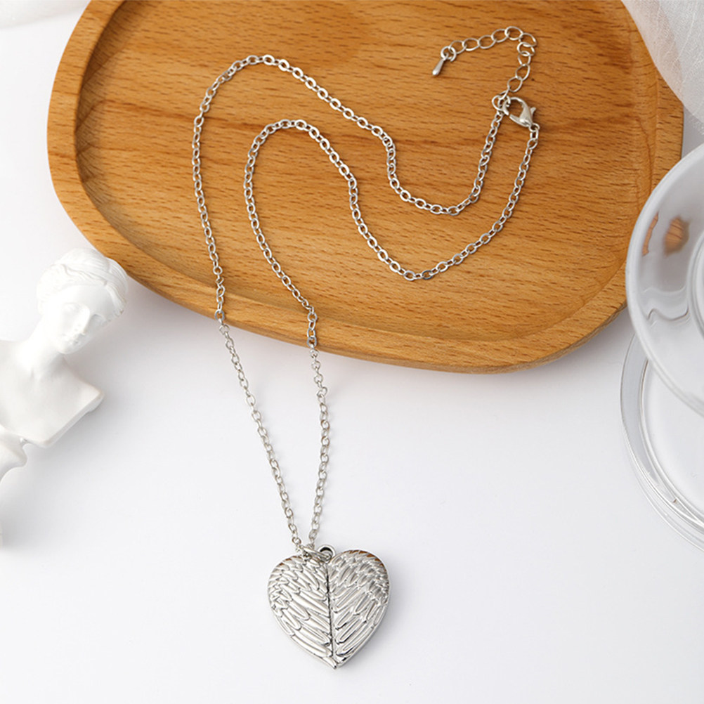 Kalung Liontin Hati Wanita, Ka - Heart Locket Necklace Photo ulasan dan harga