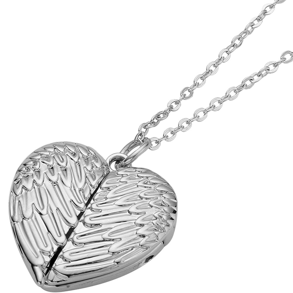 Kalung Liontin Hati Wanita, Ka - Heart Locket Necklace Photo ulasan dan harga