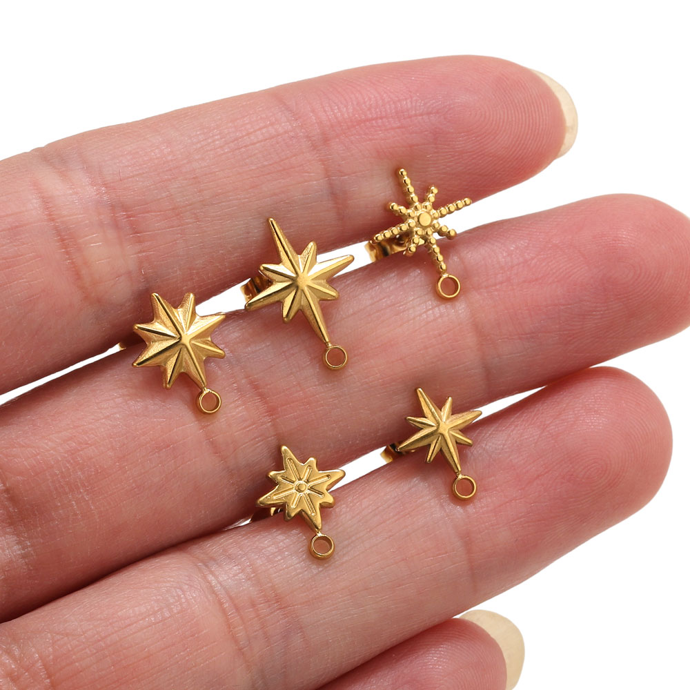 6 pcs Anting-anting Bintang St - Body Jewelry ulasan dan harga