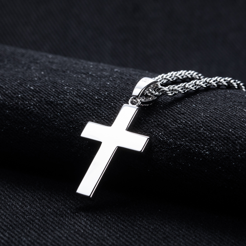 MossanRappr Moissanite Bling C - 925 Sterling Silver Chain Necklace Men ulasan dan harga