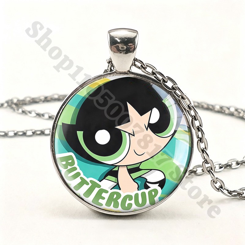 Kalung Lucu Powerpuffs Girls K - Anime Pendant Necklace ulasan dan harga