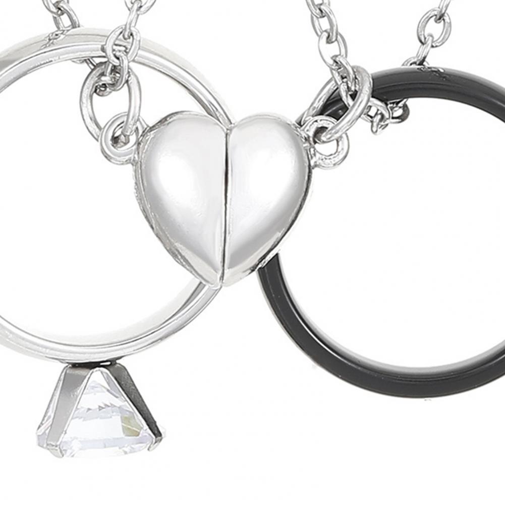 Kalung Liontin Cincin, Set Kal - Magnetic Couple Matching Necklaces ulasan dan harga