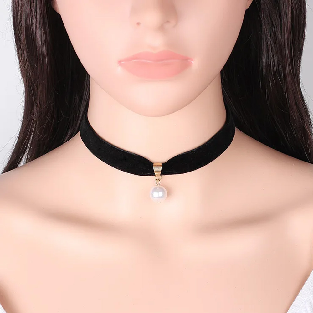 Kalung Choker Mutiara Vintage  - Pearl Choker Necklace Vintage ulasan dan harga
