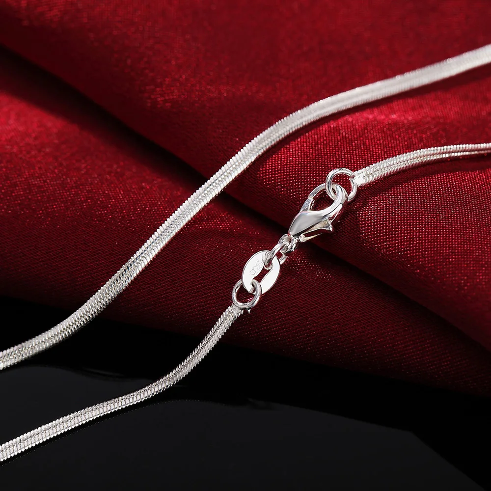40-75cm panjang 925 perak murn - 925 Sterling Silver Chain Necklace Men ulasan dan harga