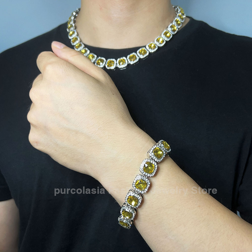 Brilian Multi Warna es keluar  - Cuban Link Chain 12Mm ulasan dan harga