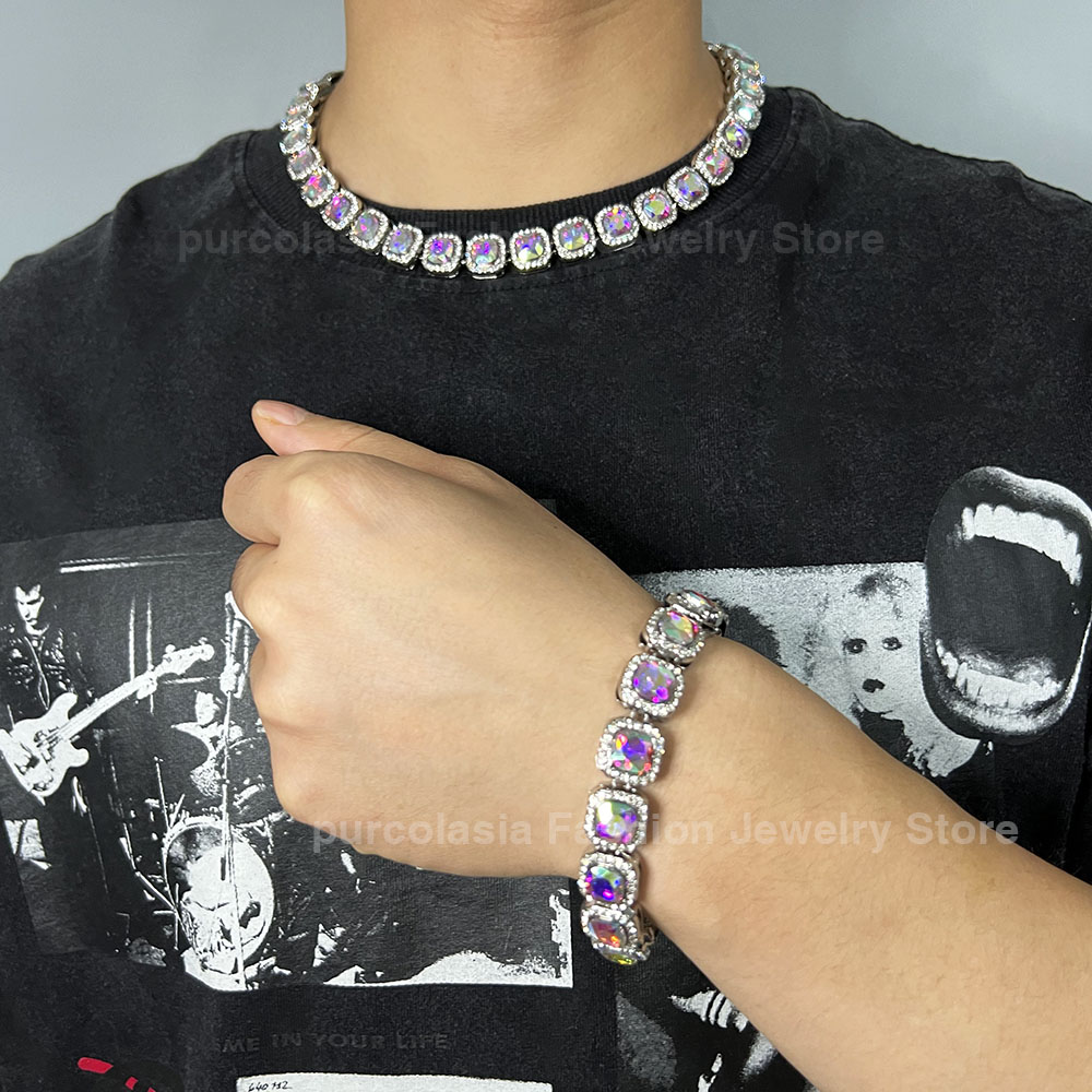 Brilian Multi Warna es keluar  - Cuban Link Chain 12Mm ulasan dan harga