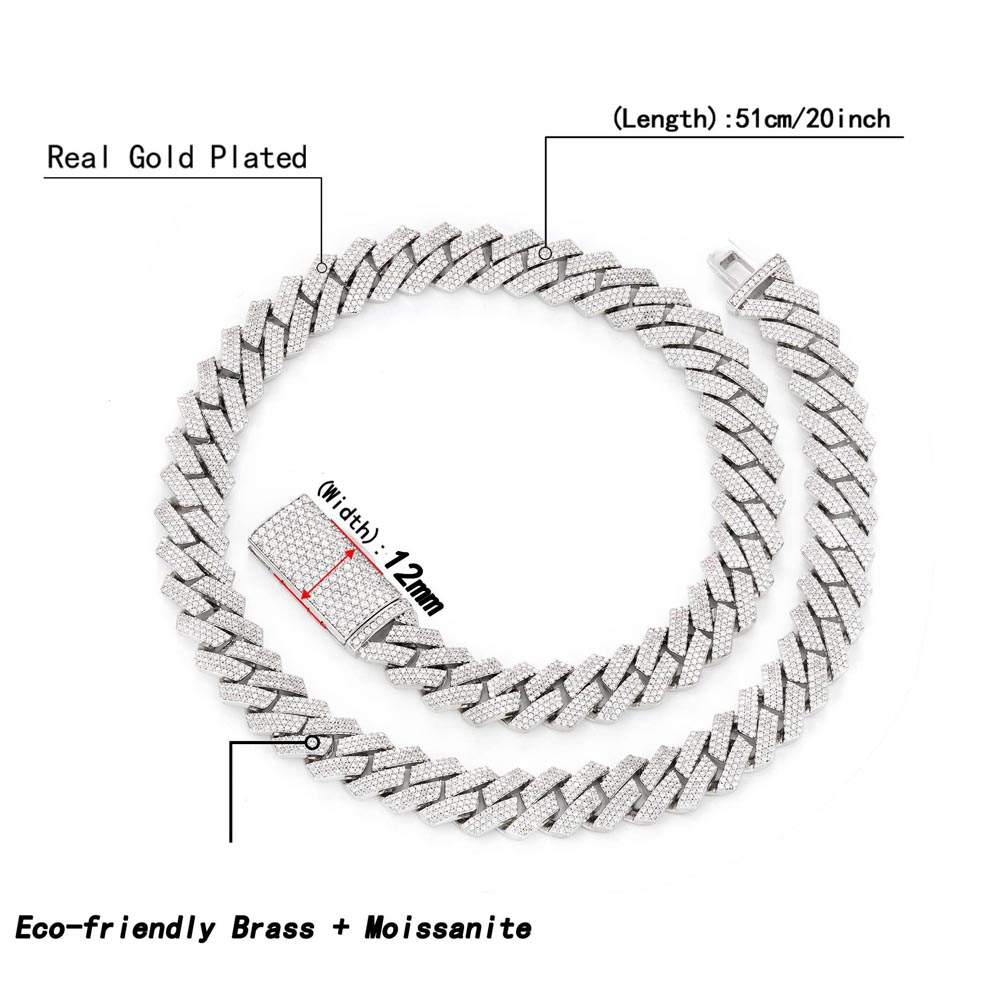 Kalung Rantai Cuban Link 12mm  - Cuban Link Chain 12Mm ulasan dan harga