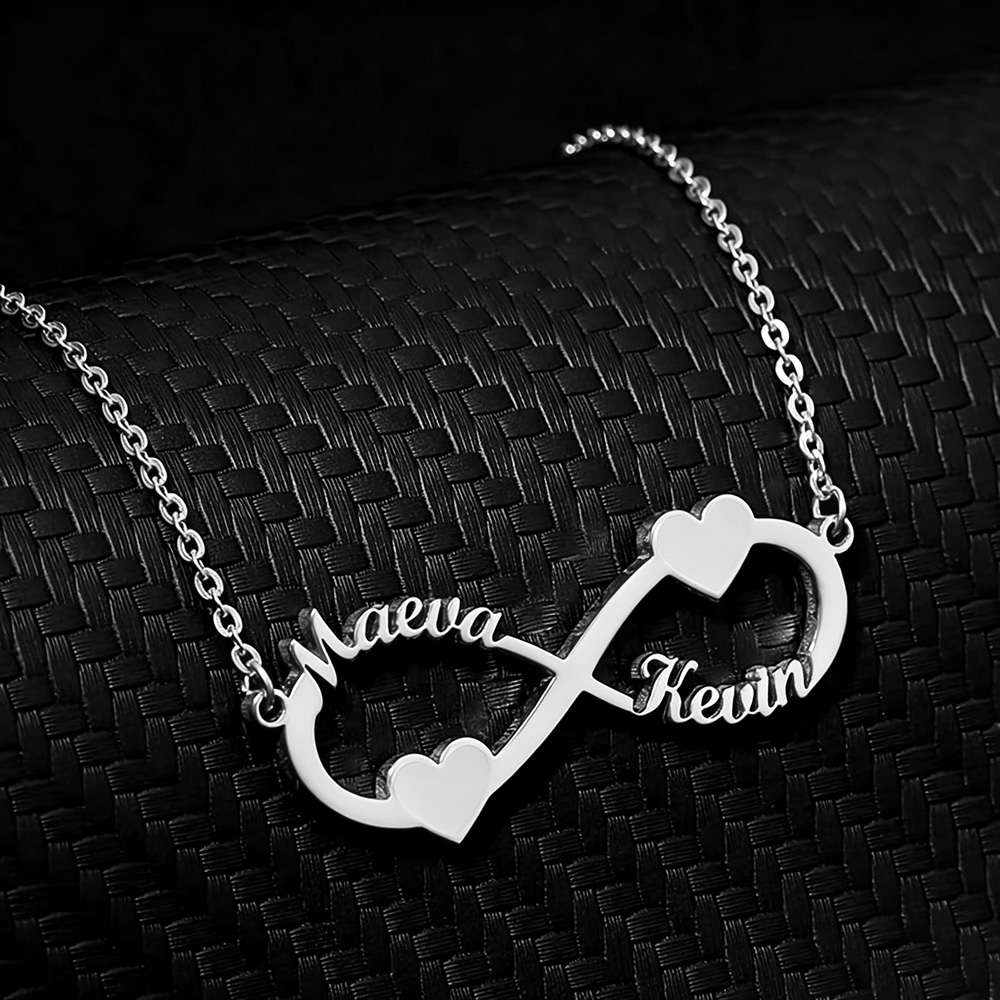 Kalung Nama Kustom Liontin Hat - Custom Name Necklace Stainless Steel ulasan dan harga