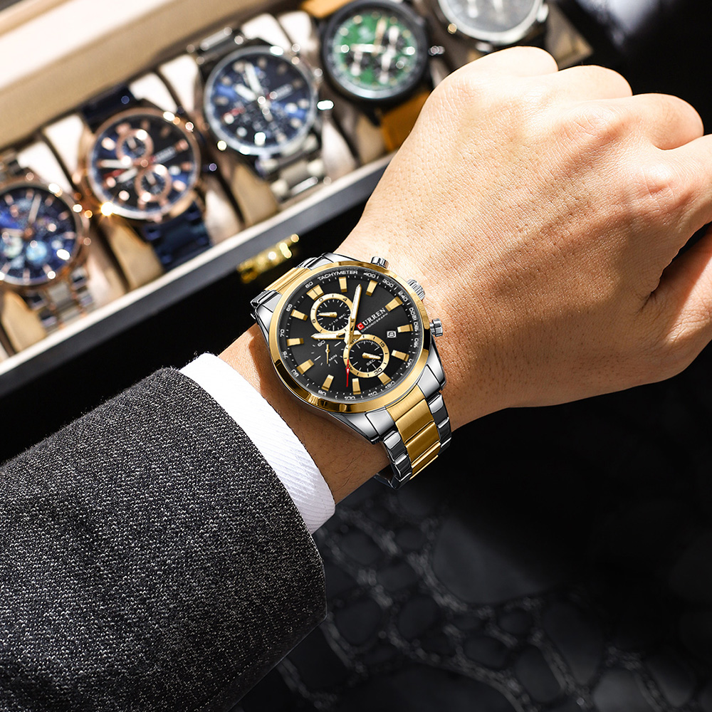 CURREN Jam Tangan Olahraga Chr - Watch Accessories ulasan dan harga