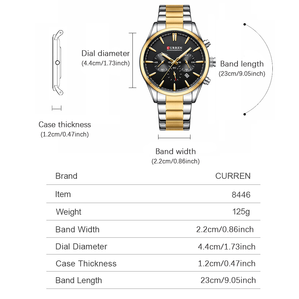 CURREN Jam Tangan Olahraga Chr - Watch Accessories ulasan dan harga