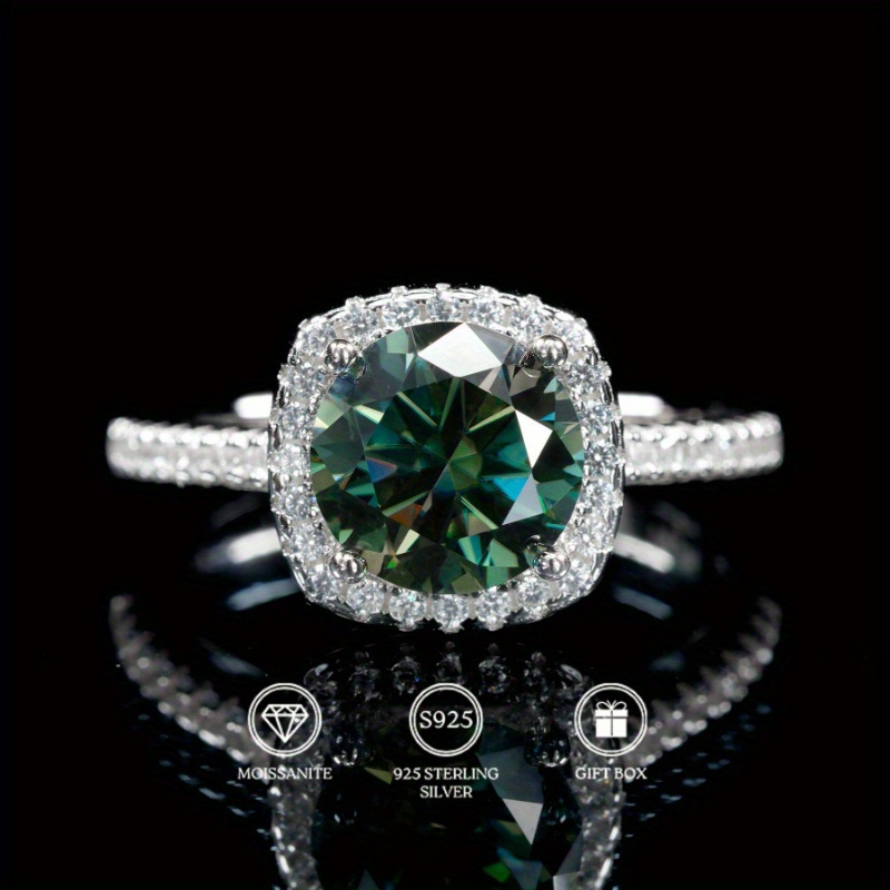 1 Buah Cincin Pernikahan Moiss - Moissanite Engagement Ring 1 Carat ulasan dan harga