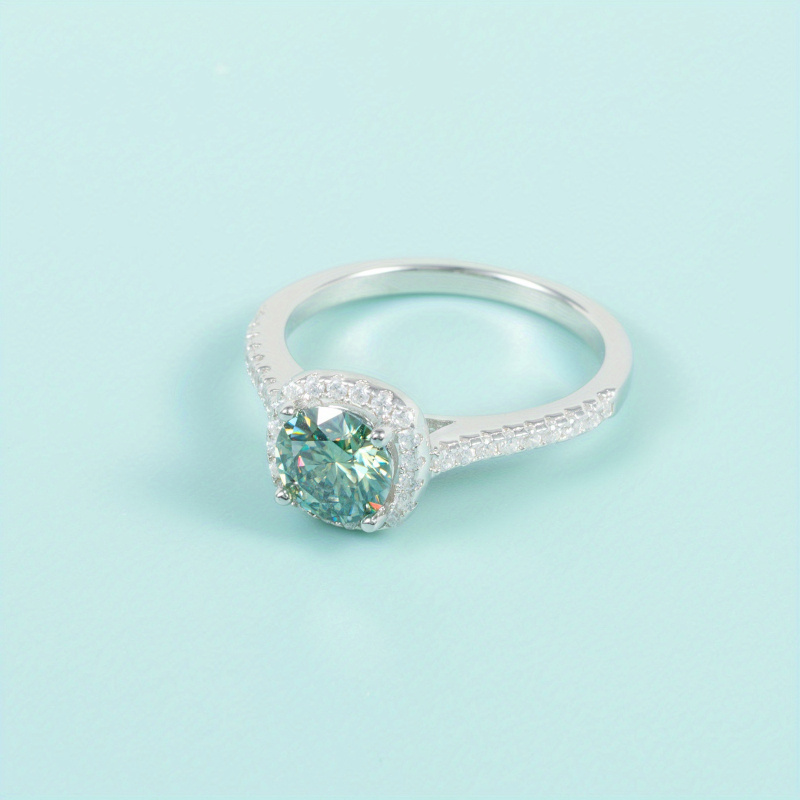 1 Buah Cincin Pernikahan Moiss - Moissanite Engagement Ring 1 Carat ulasan dan harga