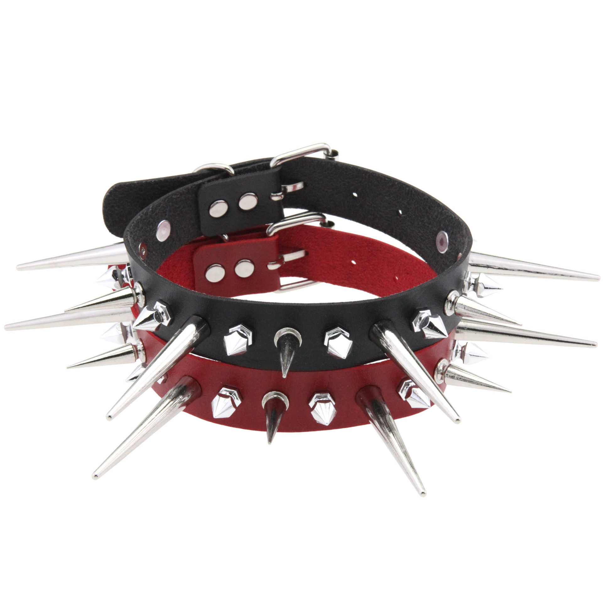 KMVEXO kalung Choker paku keli - Goth Punk Spike Choker ulasan dan harga