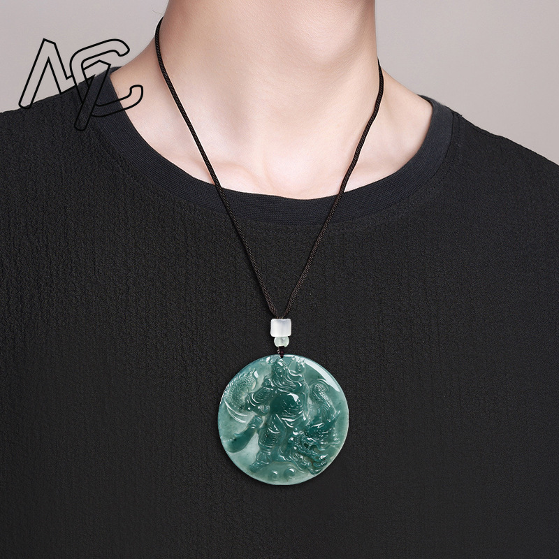Kalung Liontin Guan Dewa Naga  - Necklaces ulasan dan harga