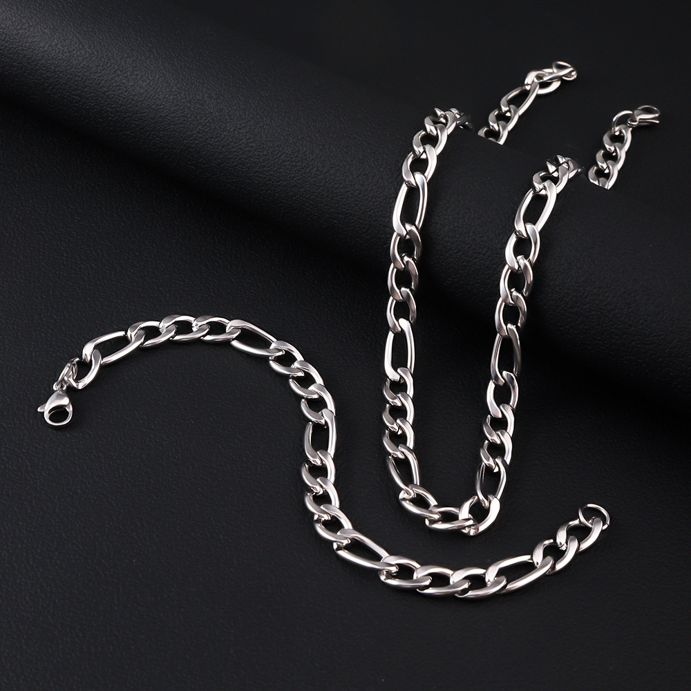 HNSP 316L Rantai Figaro Baja T - Cuban Link Chain 12Mm ulasan dan harga