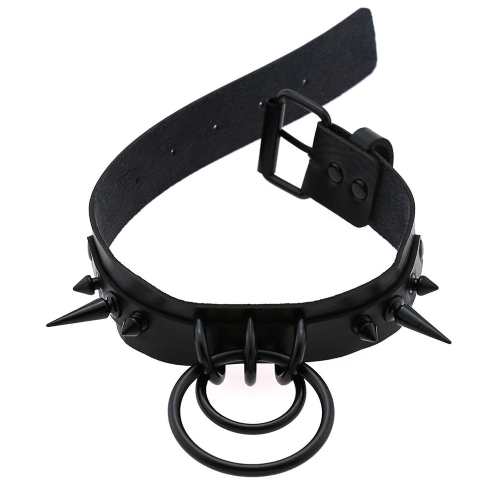 Choker Berduri Hitam Kalung Ke - Goth Punk Spike Choker ulasan dan harga