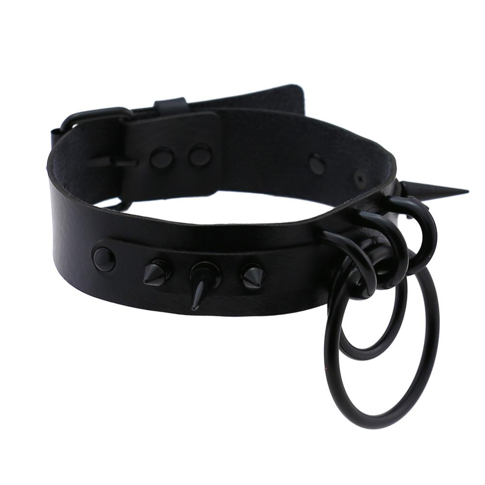 Choker Berduri Hitam Kalung Ke - Goth Punk Spike Choker ulasan dan harga