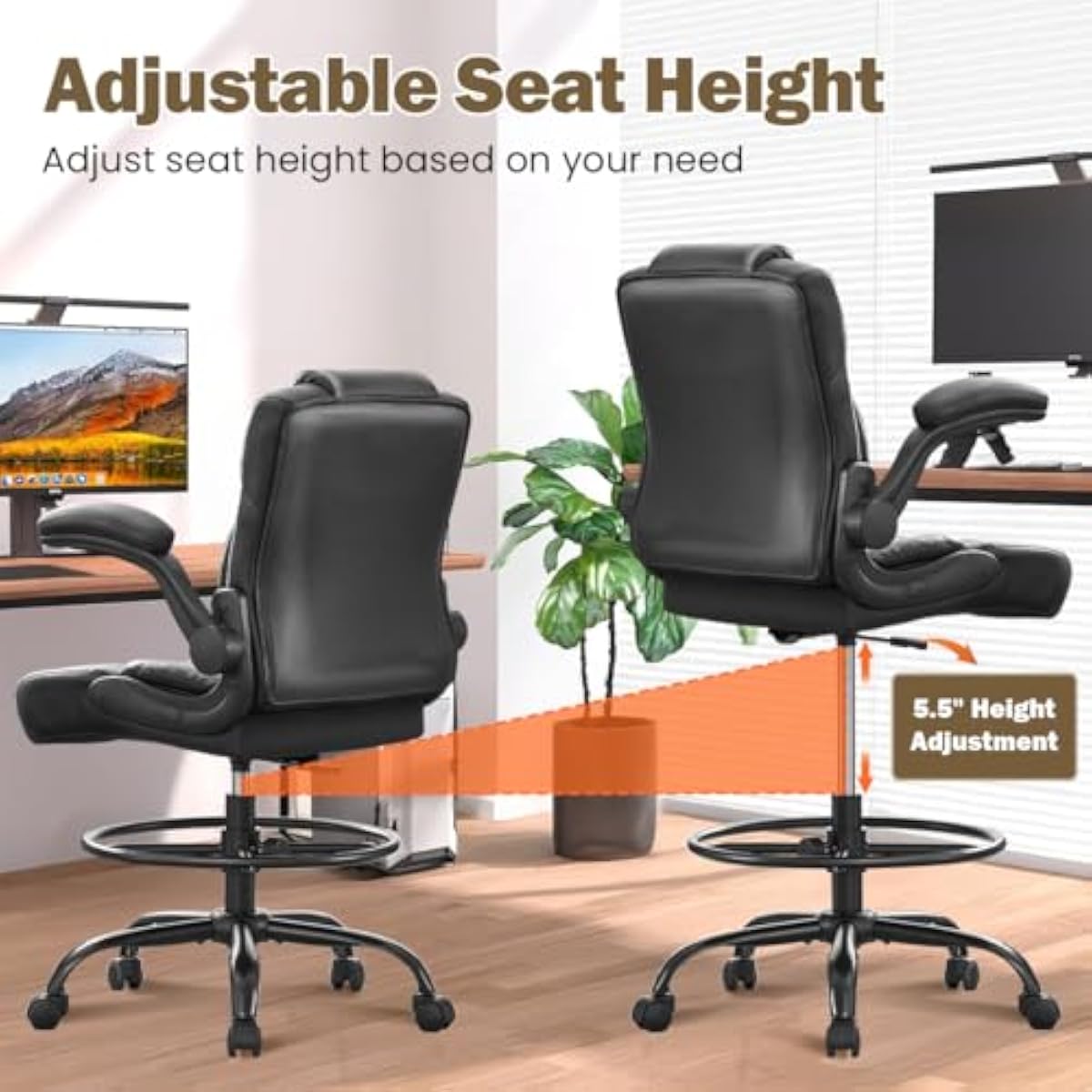 Bangku Tinggi Ergonomis untuk  - Rings ulasan dan harga