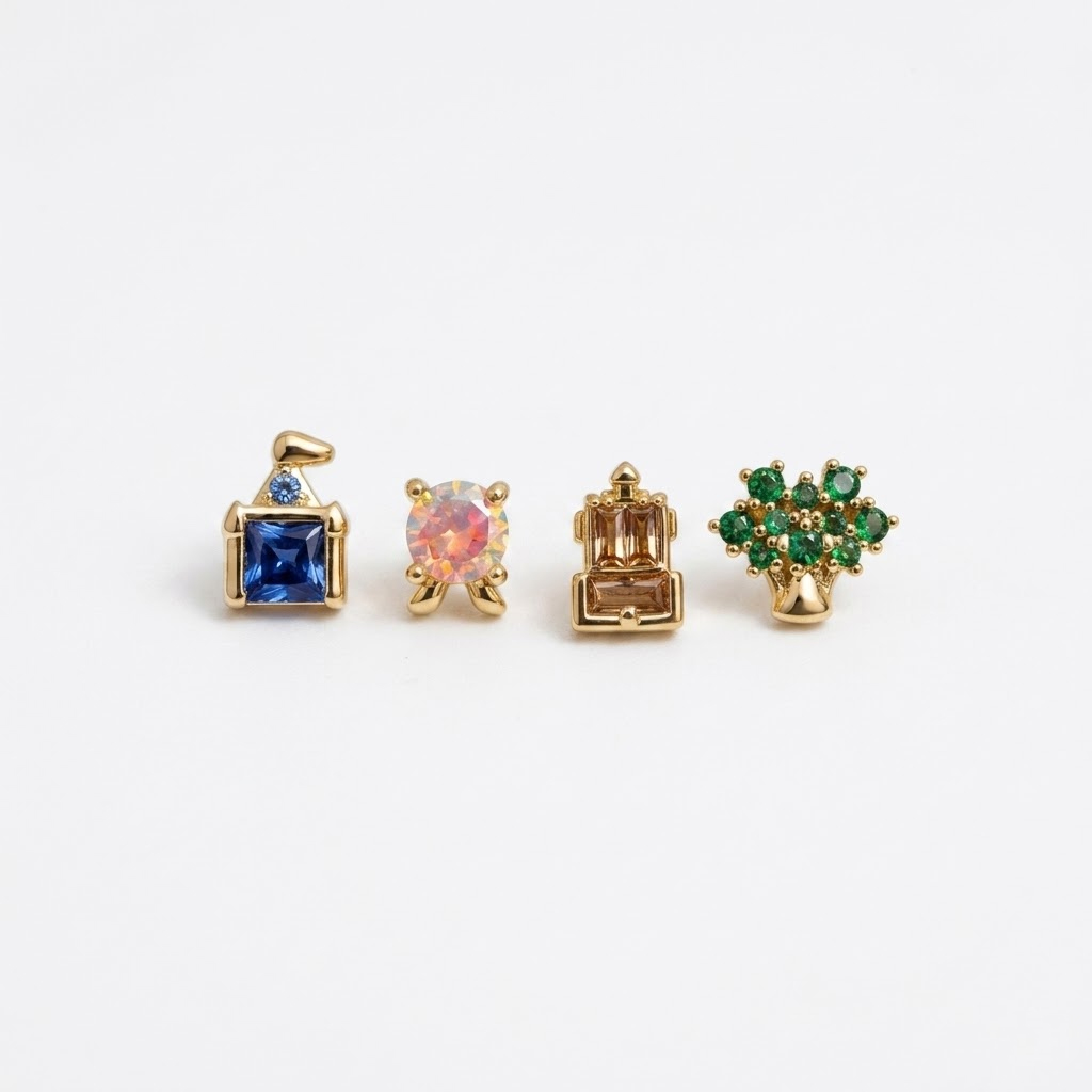 Anting-anting Stud Taman Hibur - Earrings ulasan dan harga