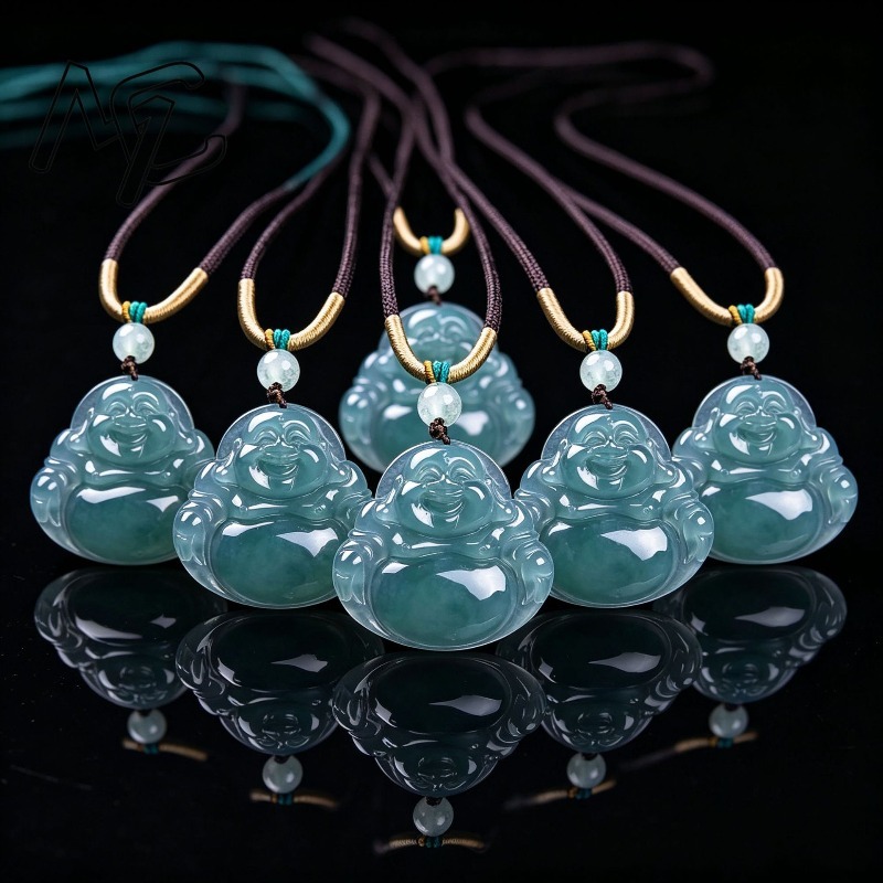 Liontin Buddha Air Biru Giok Z - Necklaces ulasan dan harga