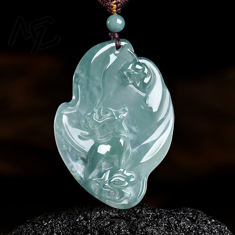 Kalung Liontin Rusa Sika Biru  - Necklaces ulasan dan harga