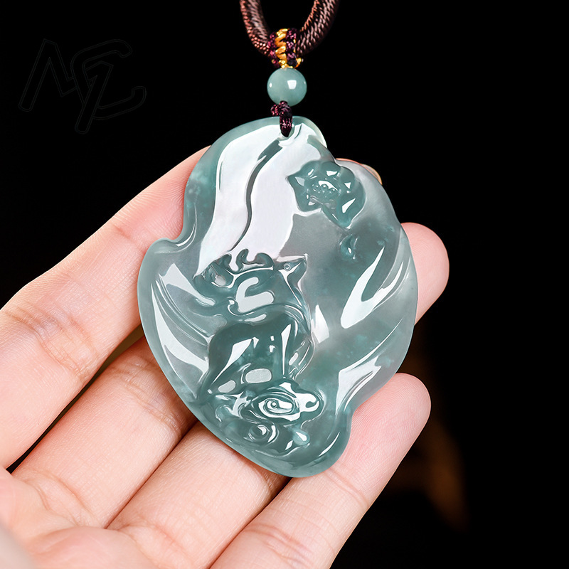 Kalung Liontin Rusa Sika Biru  - Necklaces ulasan dan harga