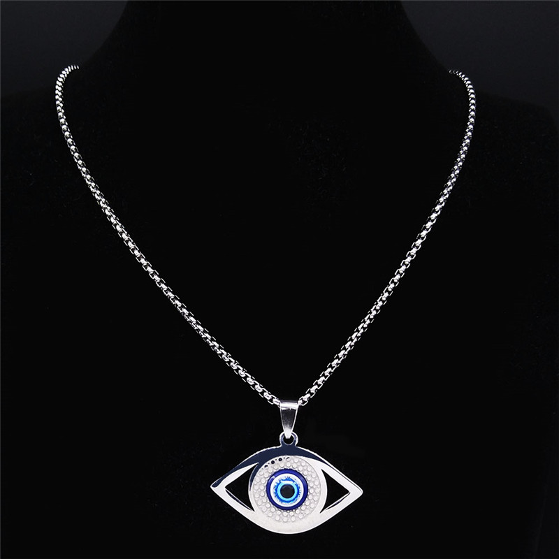 Kalung Mata Biru Islam Hamsa,  - Necklaces ulasan dan harga