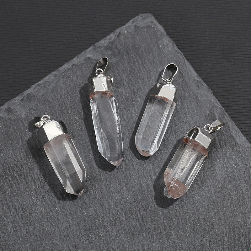 Liontin Kristal Kuarsa Bening  - Crystal Pendant Necklace Natural Stone ulasan dan harga