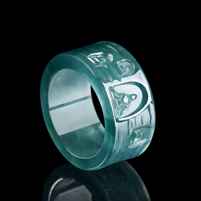 Cincin Buddha Giok Burma Alami - Rings ulasan dan harga