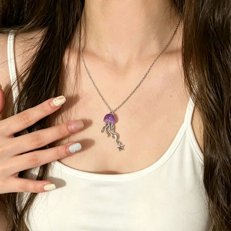 Kalung Choker Dua Lapis Lionti - Layered Pendant Necklace Aesthetic ulasan dan harga