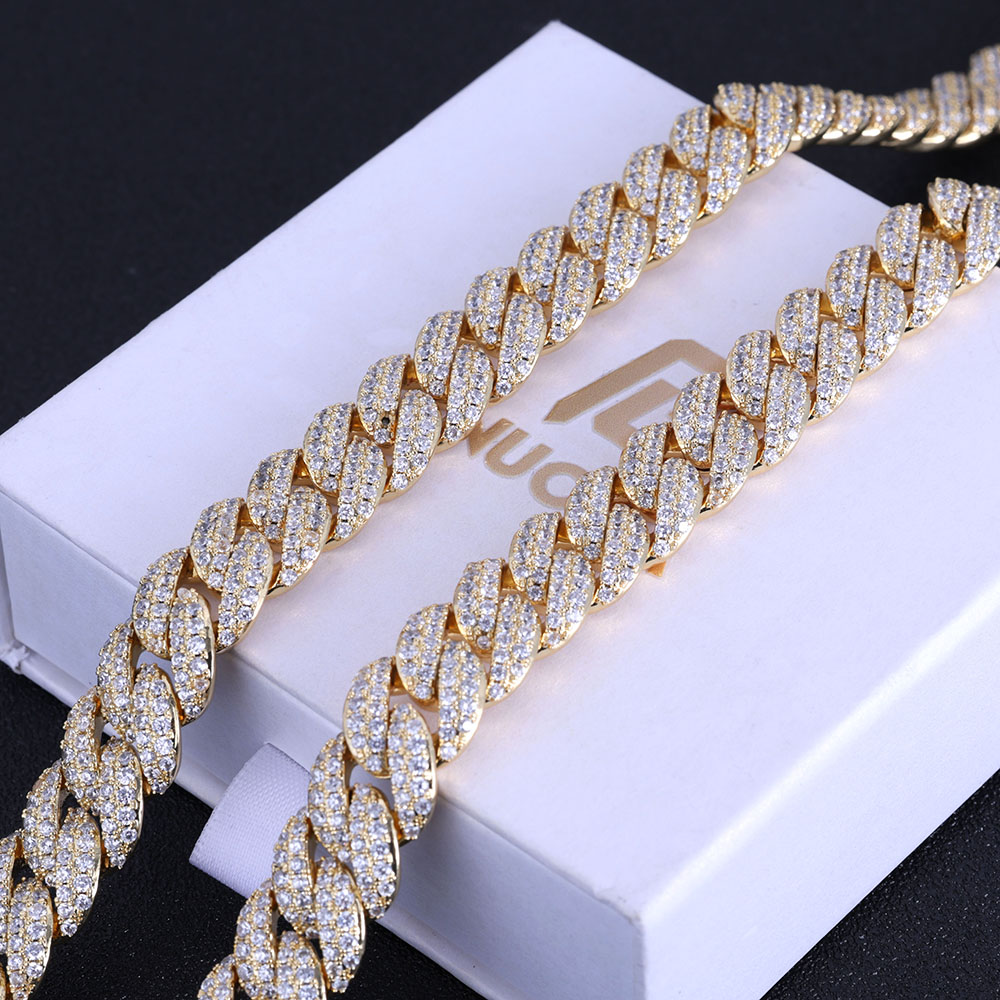Kalung Rantai Kuba ESKEEM Gaya - Cuban Link Chain 12Mm ulasan dan harga