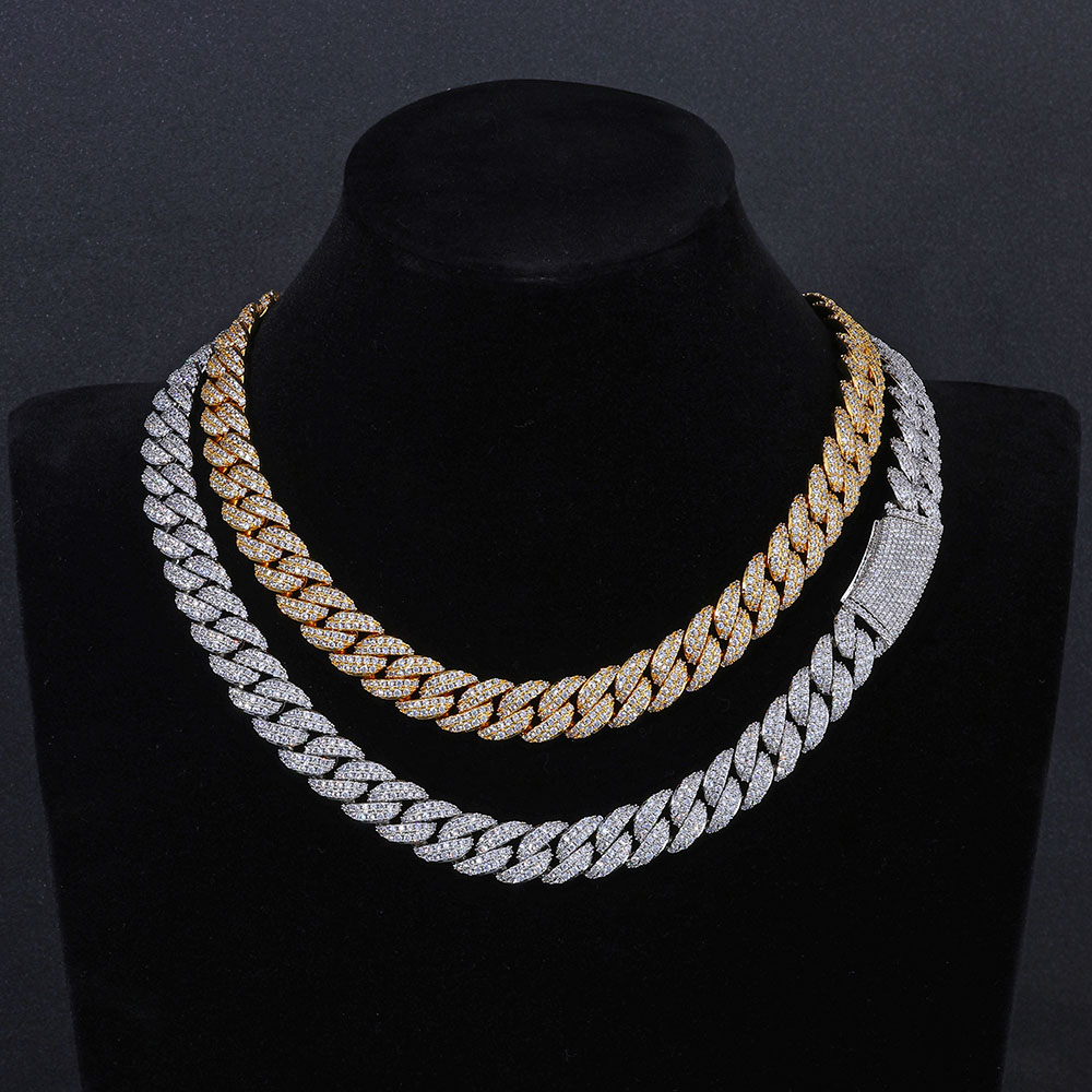 Kalung Rantai Kuba ESKEEM Gaya - Cuban Link Chain 12Mm ulasan dan harga