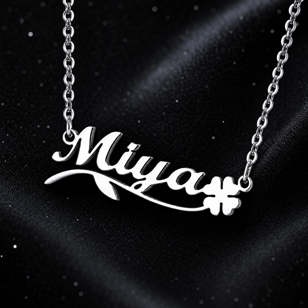 Kalung Nama Kupu-Kupu Kustom U - Custom Name Necklace Stainless Steel ulasan dan harga