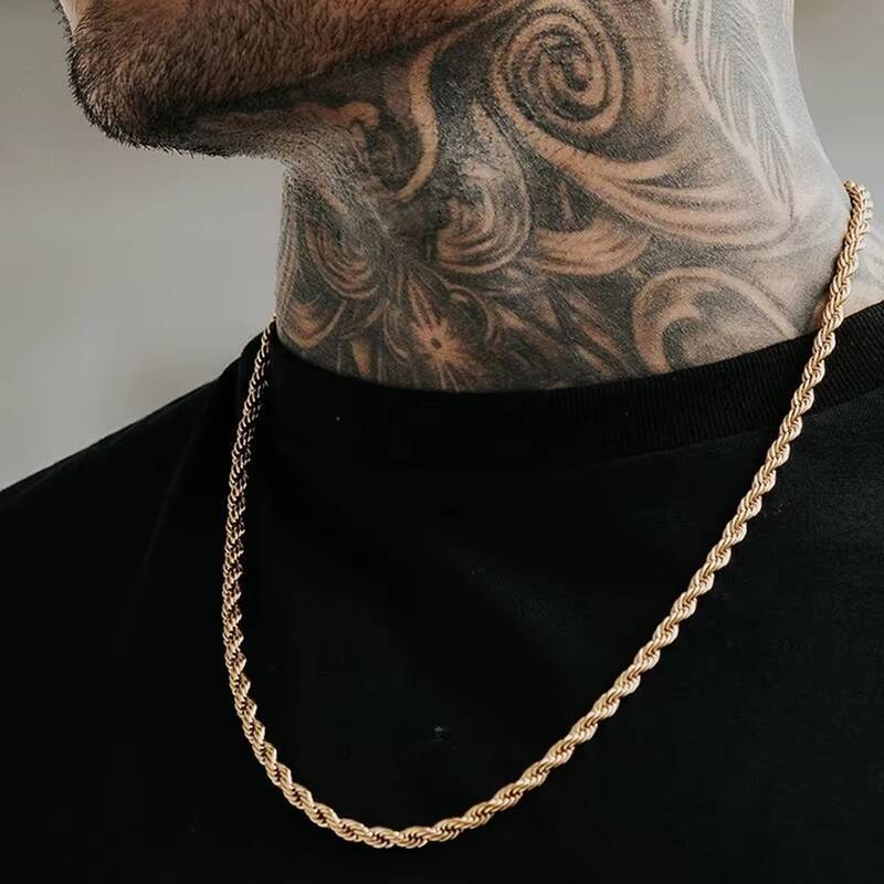 Tali Kalung Panjang Pria Kalun - Cuban Link Chain 12Mm ulasan dan harga